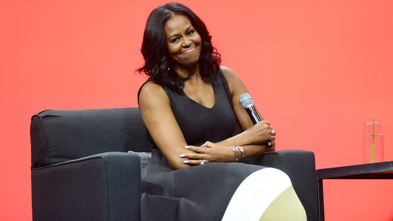 Illustration for article titled Our ‘Forever First Lady’ Michelle Obama Gave a Surprise Visit to Students at Spelman College